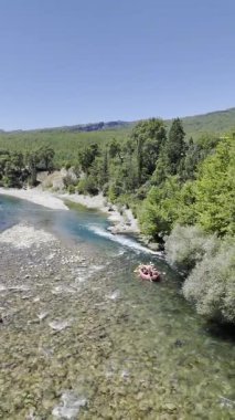 Rafting nehir macerası. Yüksek kalite fotoğraf