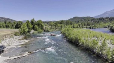 Rafting nehir macerası. Yüksek kalite fotoğraf