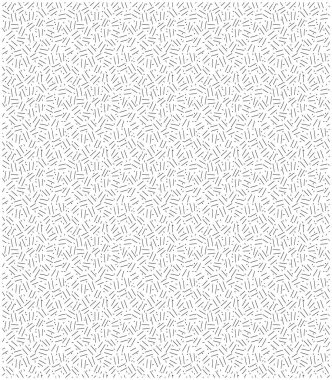 Asgari dikişsiz geometrik çizgi deseni, tekstil için düzensiz şekilleri olan ince siyah soyut dekoratif arkaplan