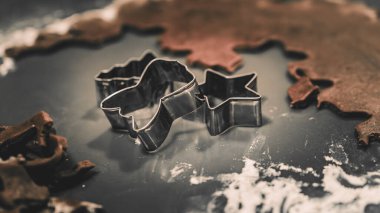 Geleneksel Noel kurabiyelerinde gümüş Noel kurabiyesi kesicisi, Gümüş Yıldız