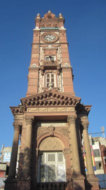 Faisalabad Saat Kulesi, Ghanta Ghar Çarşısı eski adıyla Lyallpur Saat Kulesi Pakistan, Güney Asya - 120 yıllık saat kulesi