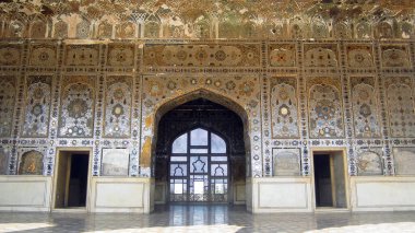 Sheesh Mahal (Lahore Fort), The Palace of Mirrors, 400 years old glass work clipart