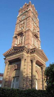 Faisalabad saat kulesi, ghanta ghar, sekiz pazar, eski adıyla Lyallpur saat kulesi, Punjab Pakistan - 01 Kasım 2024