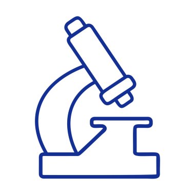 Microscope Icon in Line Style. Vector illustration clipart