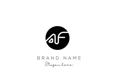 AF Harf Logosu Tasarım Vektör Sanatı, Simgeler ve epa dosyası ile Grafikler
