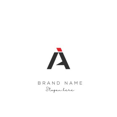 A ve I harfleri için yapay zeka logosu tasarımı, fütüristik, modern ve yüksek teknolojili markalaşma. Yaratıcı, Asgari Tasarım.