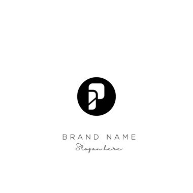 P Harfi logo simgesi vektör modern tasarım. P logo simgesi vektör çizimi modern tasarım. Her şirket için uygundur..