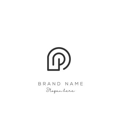 P Harfi logo simgesi vektör modern tasarım. P logo simgesi vektör çizimi modern tasarım. Her şirket için uygundur..