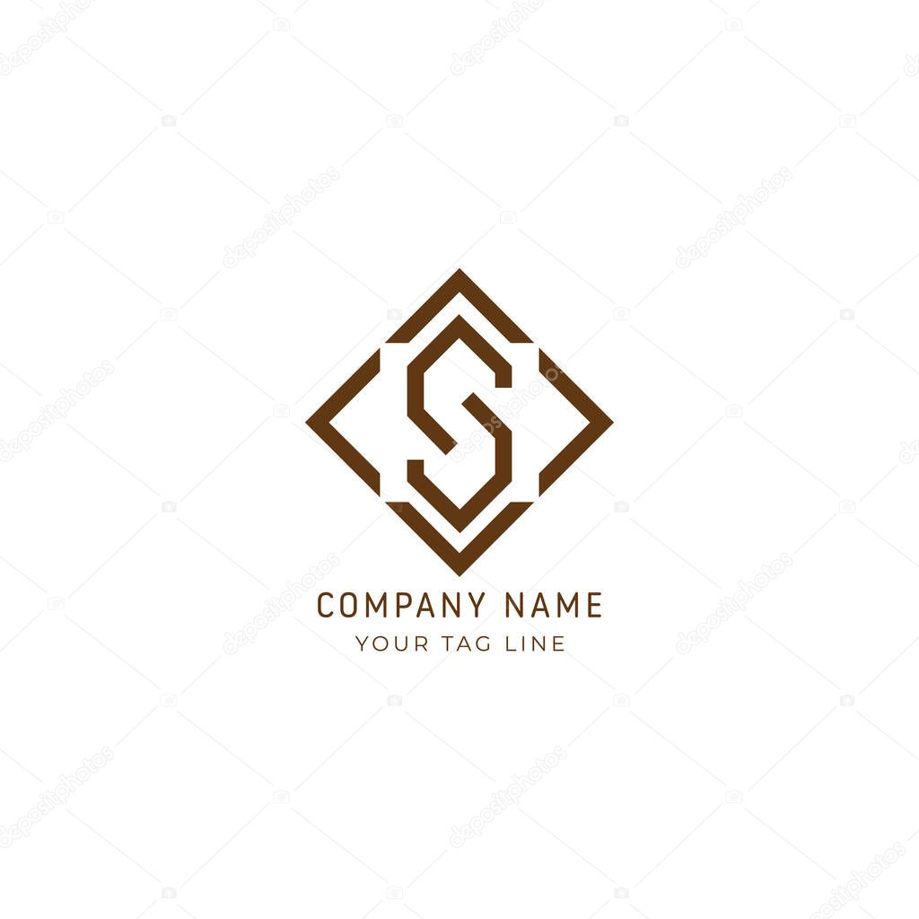 Set of technology letter S dot logo design. Initial S for symbol tech, internet, system, Artificial Intelligence and computer. inspiration logo design modern.