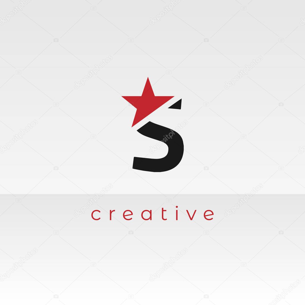 Set of technology letter S with Ster logo design. Initial S for symbol Ster, tech, internet, system, Artificial Intelligence and computer. inspiration logo design modern.