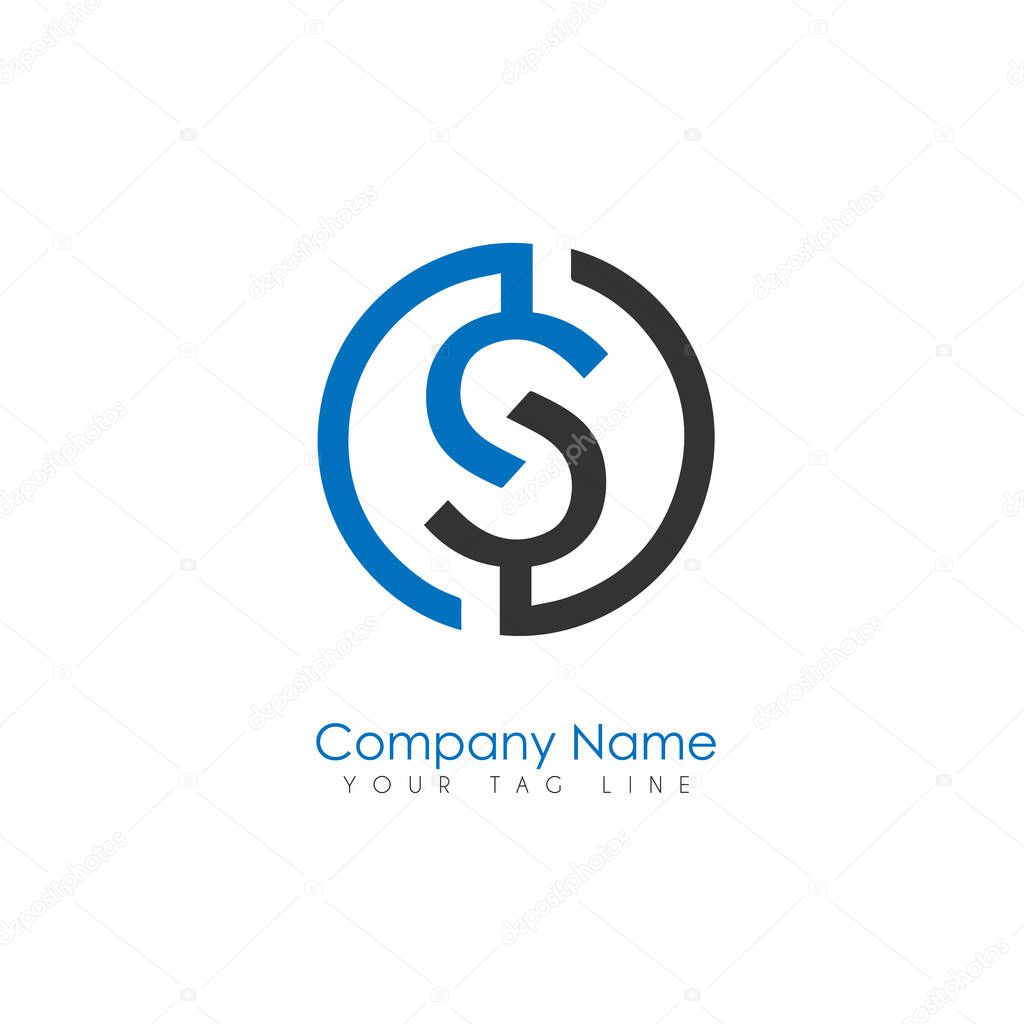 Set of technology letter S dot logo design. Initial S for symbol tech, internet, system, Artificial Intelligence and computer. inspiration logo design modern.