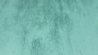 Ön cam manzarasından çarpıcı otomatik araba yıkamasına bakın.