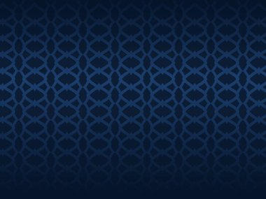 Karmaşık geometrik desenli sofistike bir mavi arka plan, İslami temalı projeler, Ramazan veya zarif tasarımlar için mükemmel. Bu kusursuz desen kültürel zenginlik ve görsel çekicilik katıyor..