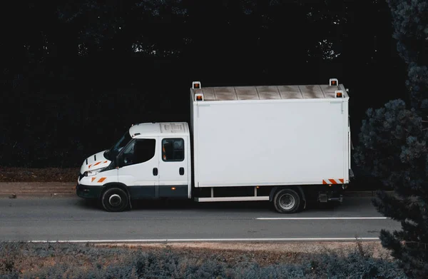 Veículo Carga Para Movimentação Veículo Isolado Transportes Comerciais — Fotografia de Stock