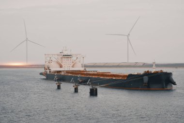 Berth 'ten LNG yakıtlı tahıl yağlı gübre taşıyıcısı