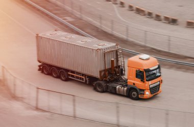 Modüller Arası Malzeme Zinciri Nakliyat Yarı karavan Aracı