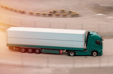 Modüller Arası Malzeme Zinciri Nakliyat Yarı karavan Aracı