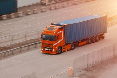 Modüller Arası Malzeme Zinciri Nakliyat Yarı karavan Aracı