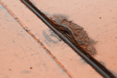 Heavy Metal Çelik Aşınma Süreci Yakın plan