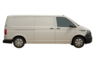 Kargo Kargo Van Tarafı Görünümü Şeffaf Arkaplanda İzole Edildi