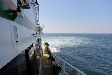 Offshore Destek CTV Gemisi Noirmoutier Rüzgâr Çiftliği Projesi Yapımı sırasında Eylemde