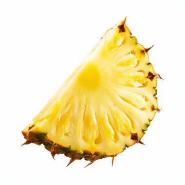 Beyaz üzerine izole edilmiş ananas