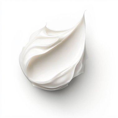 white cream or lotion cosmetic tube on white background.