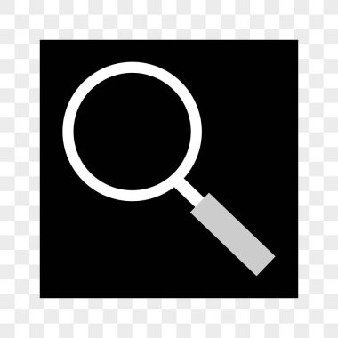 Beyaz arkaplanda izole edilmiş mavi büyüteç