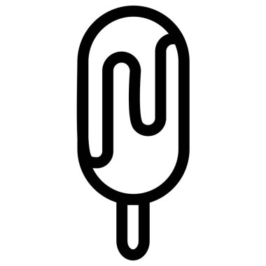 Dondurma simgesi - yaz için taze dondurma