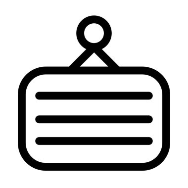 İmza sembolü - modern eğitim veya ofis simgesi