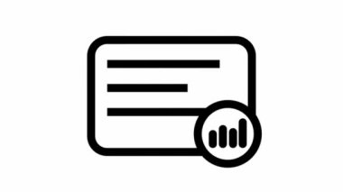 Bankacılık ve finans ikonu animasyonu - paylaşım büyüme hareketi tasarımı