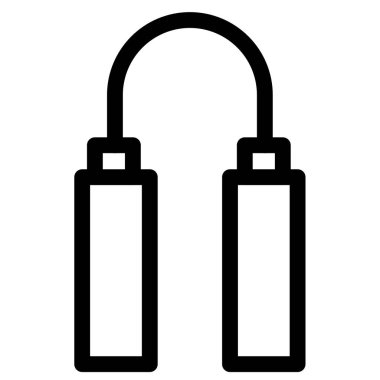 Nunchucks - temiz ve modern Çin ikonu.