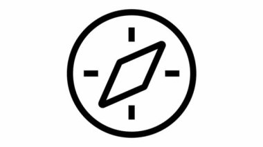 Pusula simgesi canlandırması - Temel simge hareket tasarımı