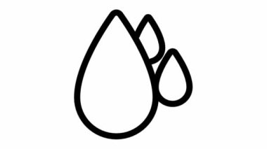 Su ikon animasyonunu düşürür - Temel ikon hareketi tasarımı