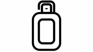 Jel simgesi animasyonu - Sağlık ve hijyen ikonu sembol tasarımı