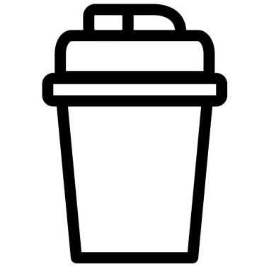 İlave ve protein tozunu karıştırmak için fitness karıştırıcı - Düz simge sembolü
