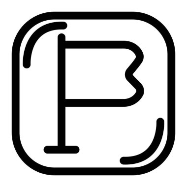 Modern UI UX - temiz hedef veya hedef simgesi