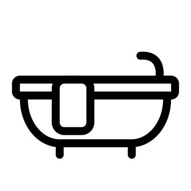 Banyo spa küveti - temiz ve modern banyo ikonu