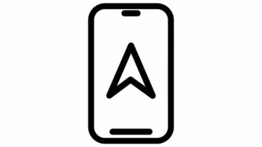 Modern Konum yön canlandırma simgesi - konum ve gezinme hareketi tasarımı