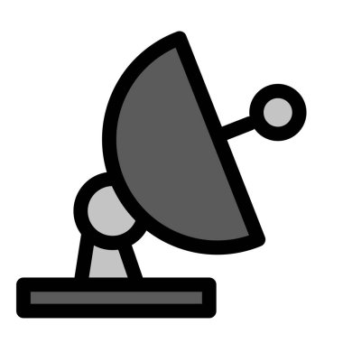 Askeri uydu teknolojisi sembolü - Askeri simge.