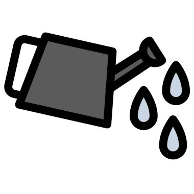 Sulama sembolü - Ekolojik tarım simgesi.