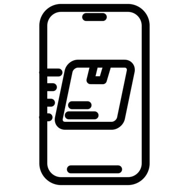 Paket hızlı teslim - temiz ve modern ekommerce ve çevrimiçi pazarlama simgesi