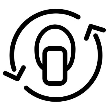 İndirimli etiket tazeleme - temiz ve modern ekommerce ve çevrimiçi pazarlama simgesi