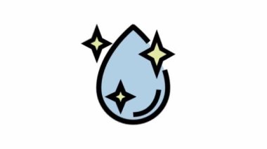 Modern temiz su ikonu - hijyen ikonu tasarımı