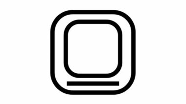 Uzaktan öğrenme animasyon simgesini temsil eden bir avatarla modern izleme - Okul eğitimi veya ofis tasarımı