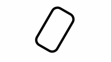 Modern kauçuk animasyon simgesi - Okul eğitimi veya ofis tasarımı