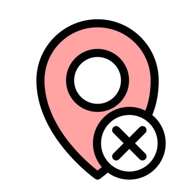 GPS konumu - modern GPS konumu veya navigasyon simgesi