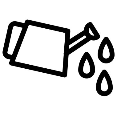 Sulama sembolü - Ekolojik tarım simgesi.