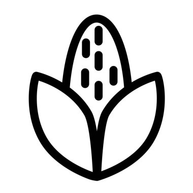 Taze mısır sembolü - Ekolojik tarım simgesi.