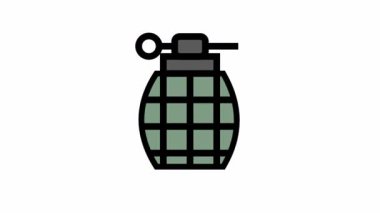 Canlı el bombası grafiği. Savaş, ordu ya da silahla ilgili projeler için mükemmel. Yüksek kaliteli görüntüler.